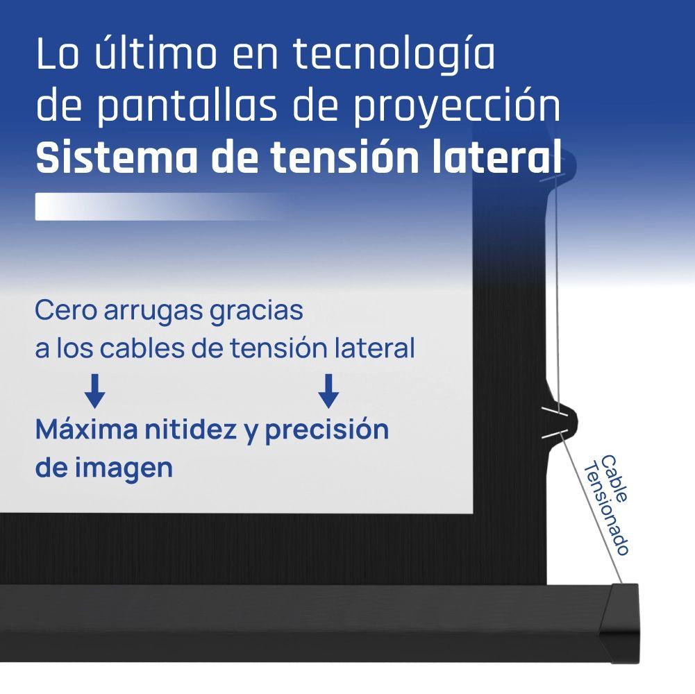 Ecrã de Projeção Elétrico IGGUAL PSIXS203 (92" - Branco) — miniatura 2