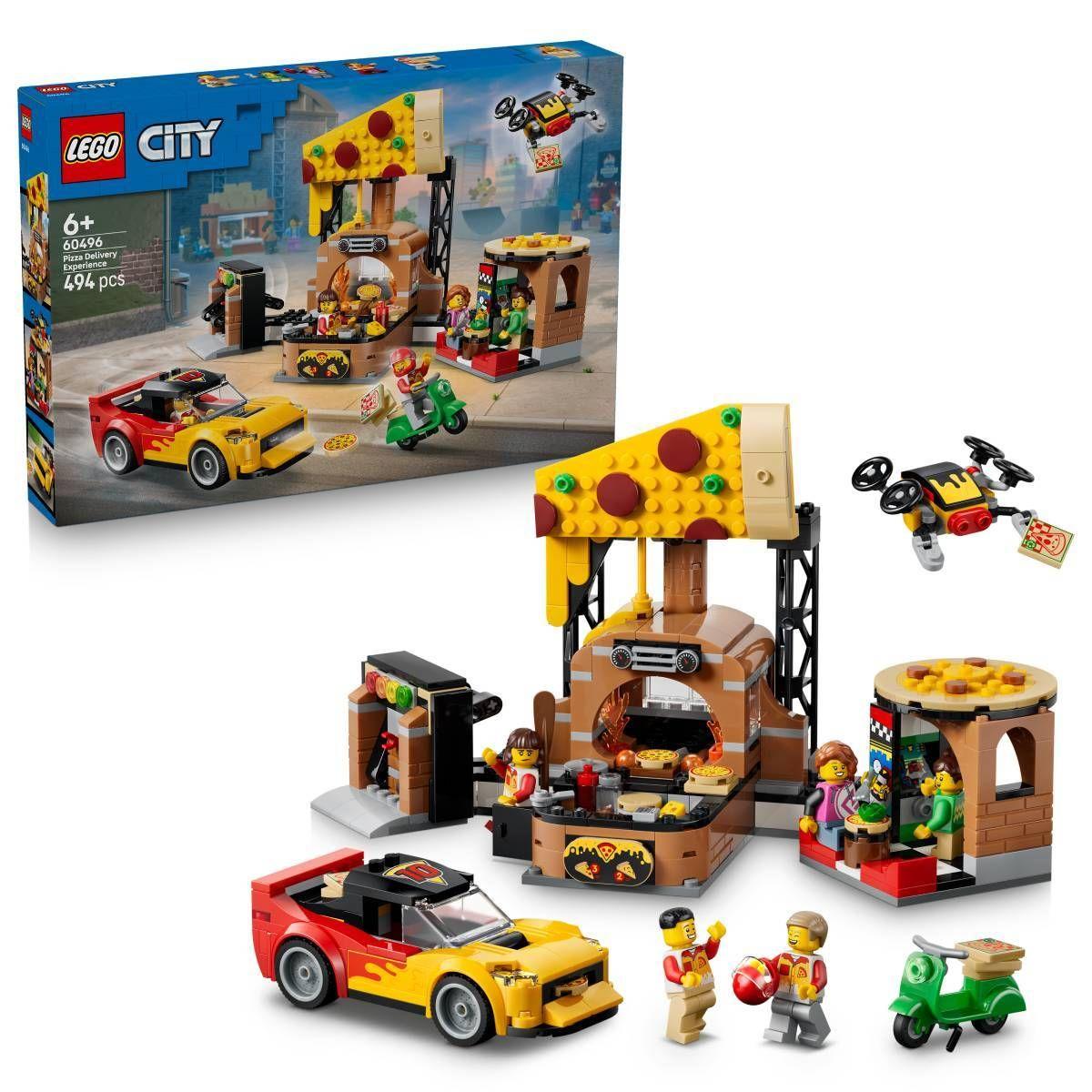 LEGO 60496 City Experiência de Entregas de Pizza com Veículos (6+ anos - 494 peças), miniatura 3