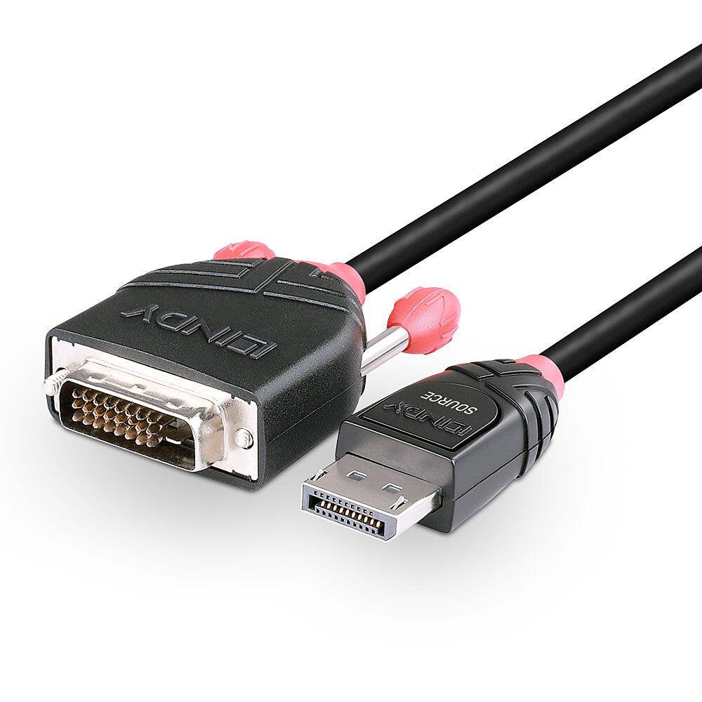 Cabo Adaptador de Vídeo LINDY 41491 (2 m - DVI-D - Preto), miniatura 5