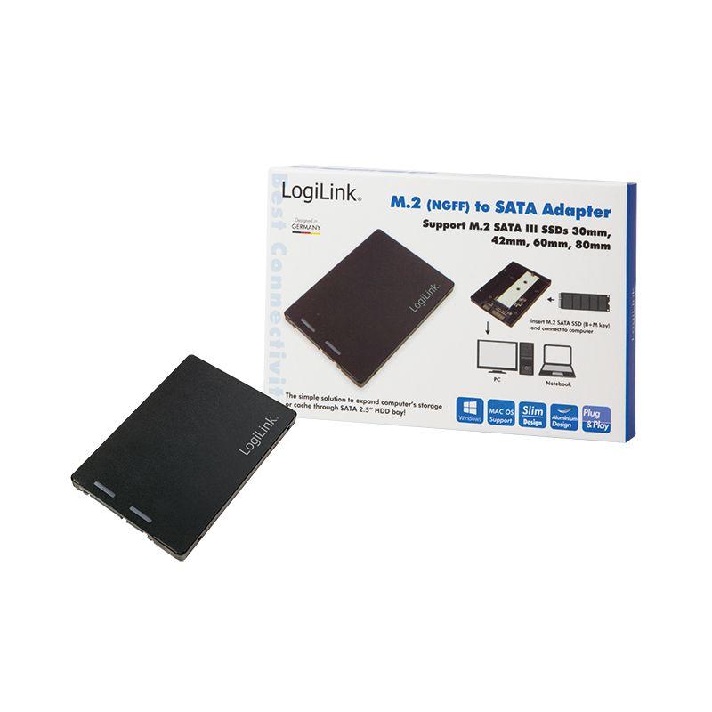 SSD LOGILINK AD0019 (M.2 NGFF para SATA 2,5'' - Preto) — miniatura 5