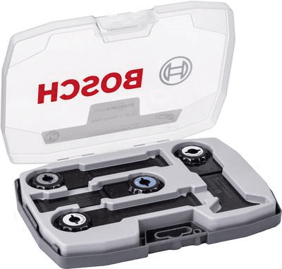 Conjunto de Lâminas para Multiferramentas BOSCH Starlock Max Best of Heavy Duty (Madeira e metal - Preto)