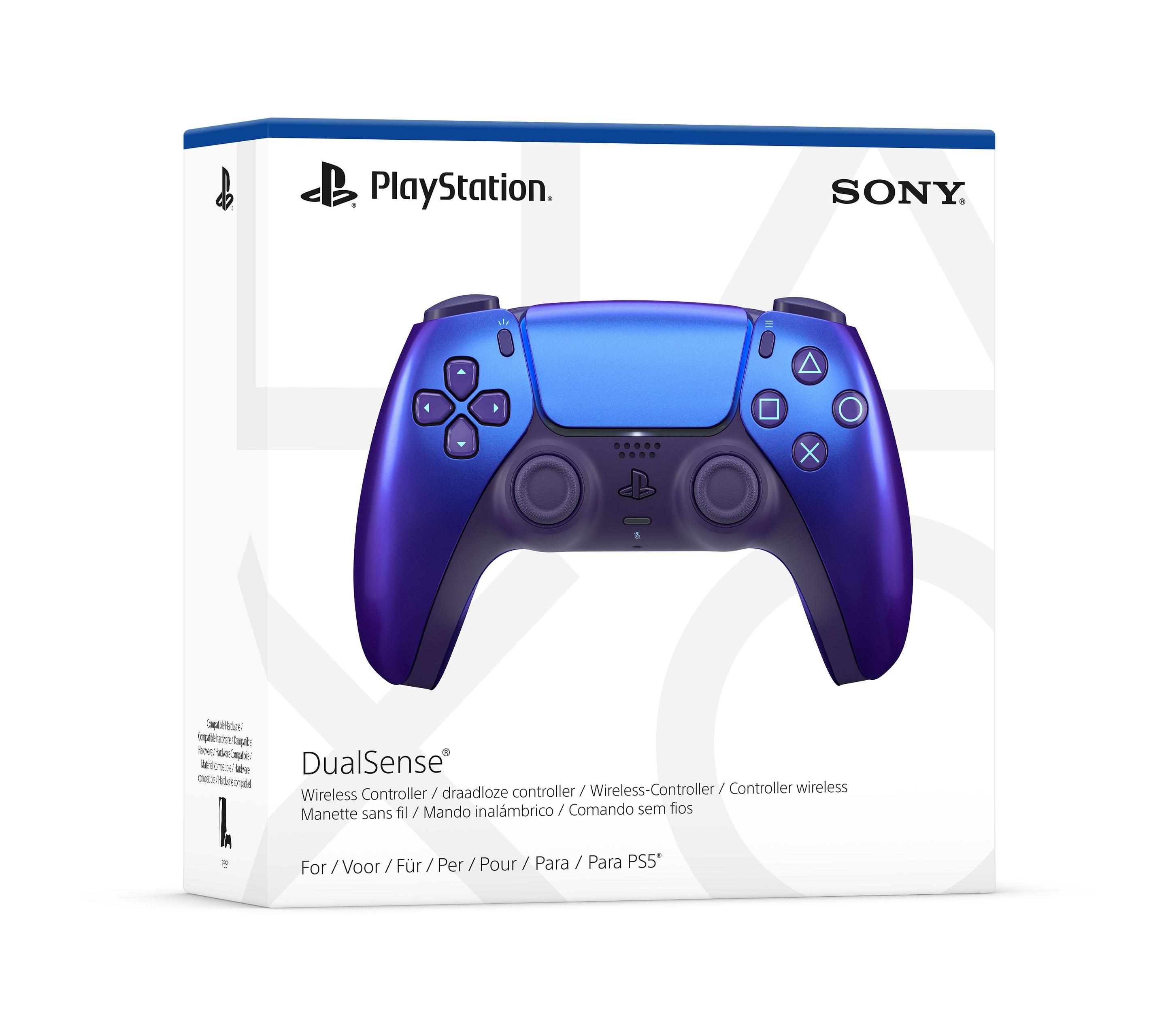 Comando SONY DualSense Chroma Indigo (PlayStation - Bluetooth/USB - Com fios e sem fios - Índigo) — miniatura 7