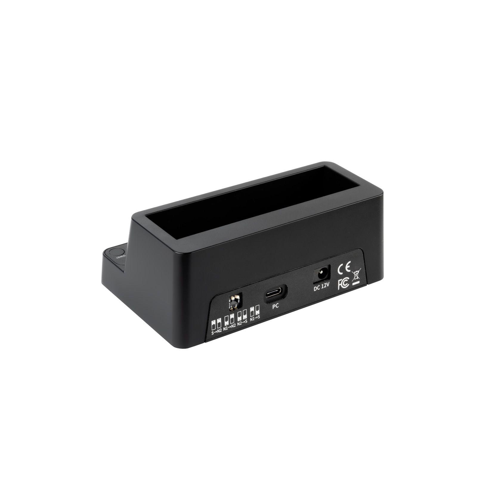 Base de Acoplamento TOOQ TQDS-502B (2,5, 3,5, M.2 - PCI Express, SATA - Preto) — miniatura 2