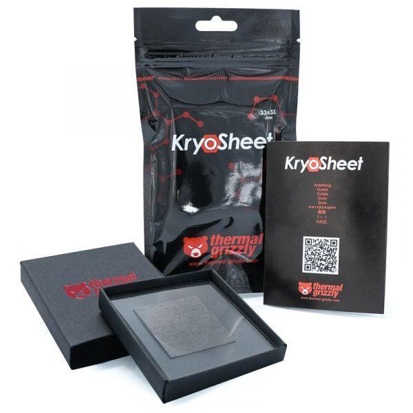 Almofada Térmica THERMAL GRIZZLY KryoSheet TG-KS-33-33 (AM5 - Grafeno - Antracite) — miniatura 4