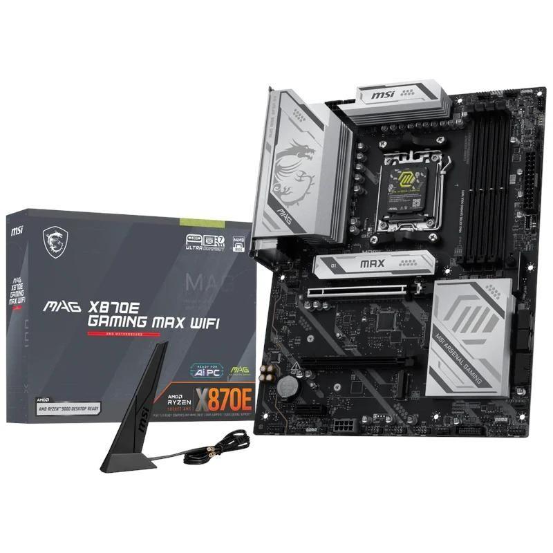 Motherboard MSI MAG X870E GAMING PLUS MAX WIFI (AM5 - ATX - Duplo canal - Preto), miniatura 4