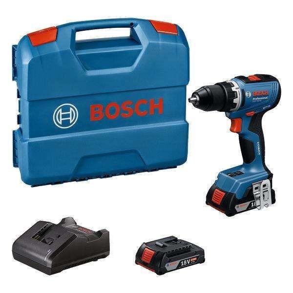 Aparafusadora sem Fios BOSCH GSR 18V-65 Professional (166 mm - Azul), miniatura 2