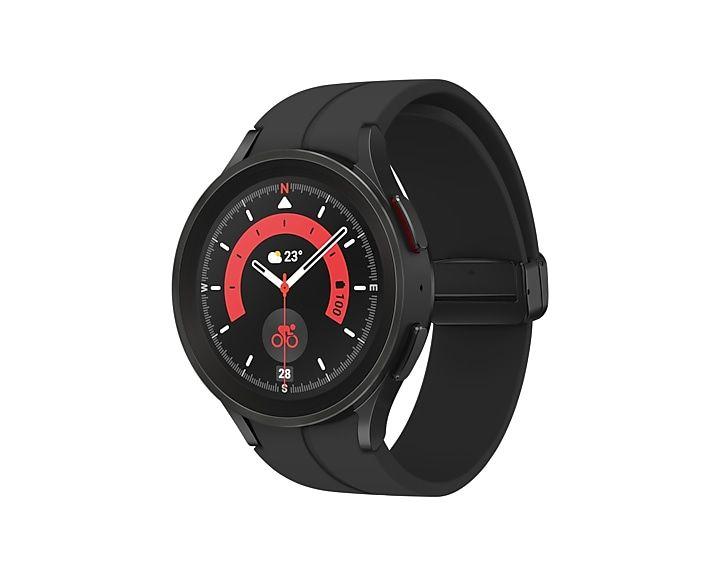 Smartwatch SAMSUNG Galaxy Watch5 Pro (Redondo - Wear OS - Super AMOLED - Preto Titânio), miniatura 2
