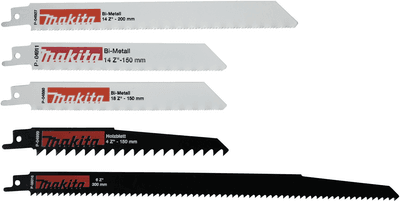 Conjunto de Lâminas para Serra Sabre MAKITA P-83945 (150–300 mm)