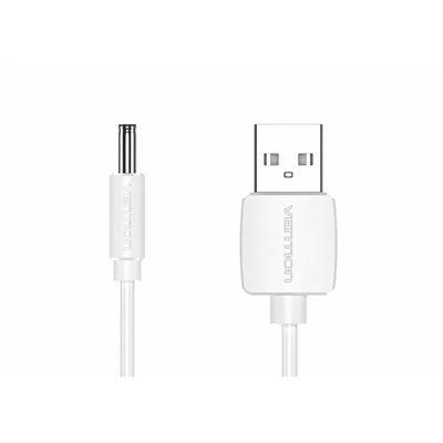 Cabo Conversor USB para DC VENTION CEXWD (50 cm - USB-A 2.0 macho - DC macho - Branco) — miniatura 2