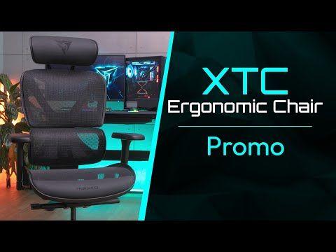 Cadeira de Escritório Ergonómica THUNDERX3 XTC Loft (125 kg - Até 8 cm - Até 79 cm em altura - Preto/Cinza), miniatura 3