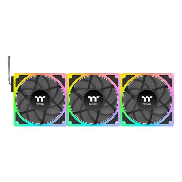 Conjunto de Ventoinhas para Caixa de PC THERMALTAKE TOUGHFAN EX 140 ARGB Sync (Multicor - Preto)