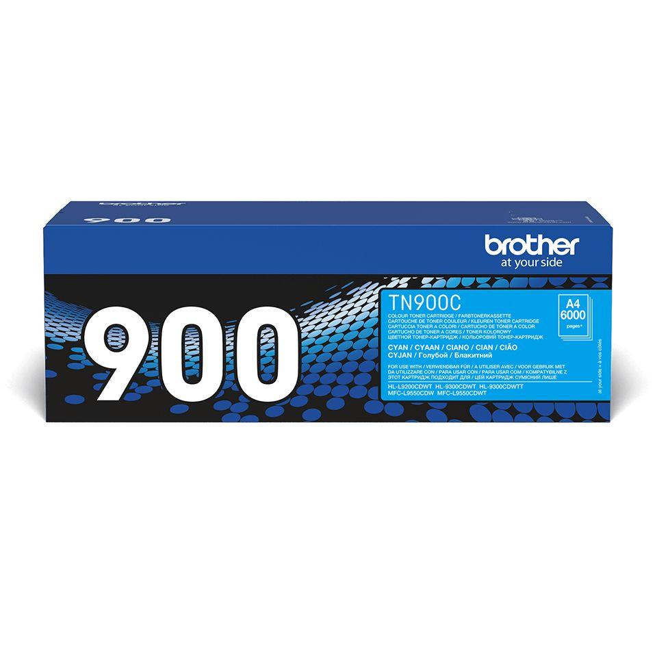 Toner BROTHER TN-900C (6000 páginas - Ciano)