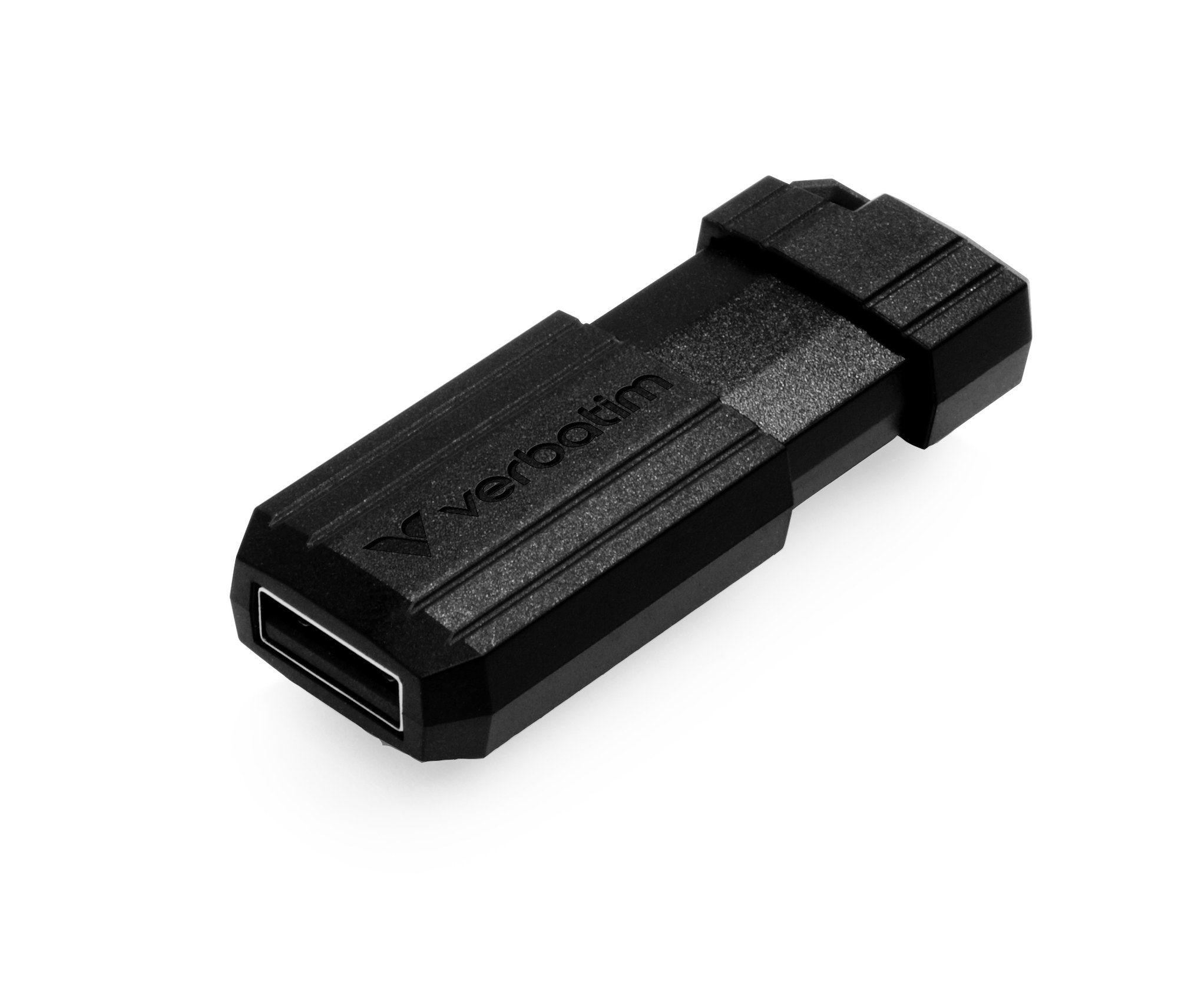 Pen USB VERBATIM Store'n'Go PinStripe 49062 (Deslizante - USB Type-A - 10 MB/s - Preto) — miniatura 4