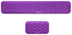 Pack de Apoios de Pulso SUBBLIM Ergo AirPadding (Espuma viscoelástica 65D - AirMesh 3D - Antideslizante - Púrpura)