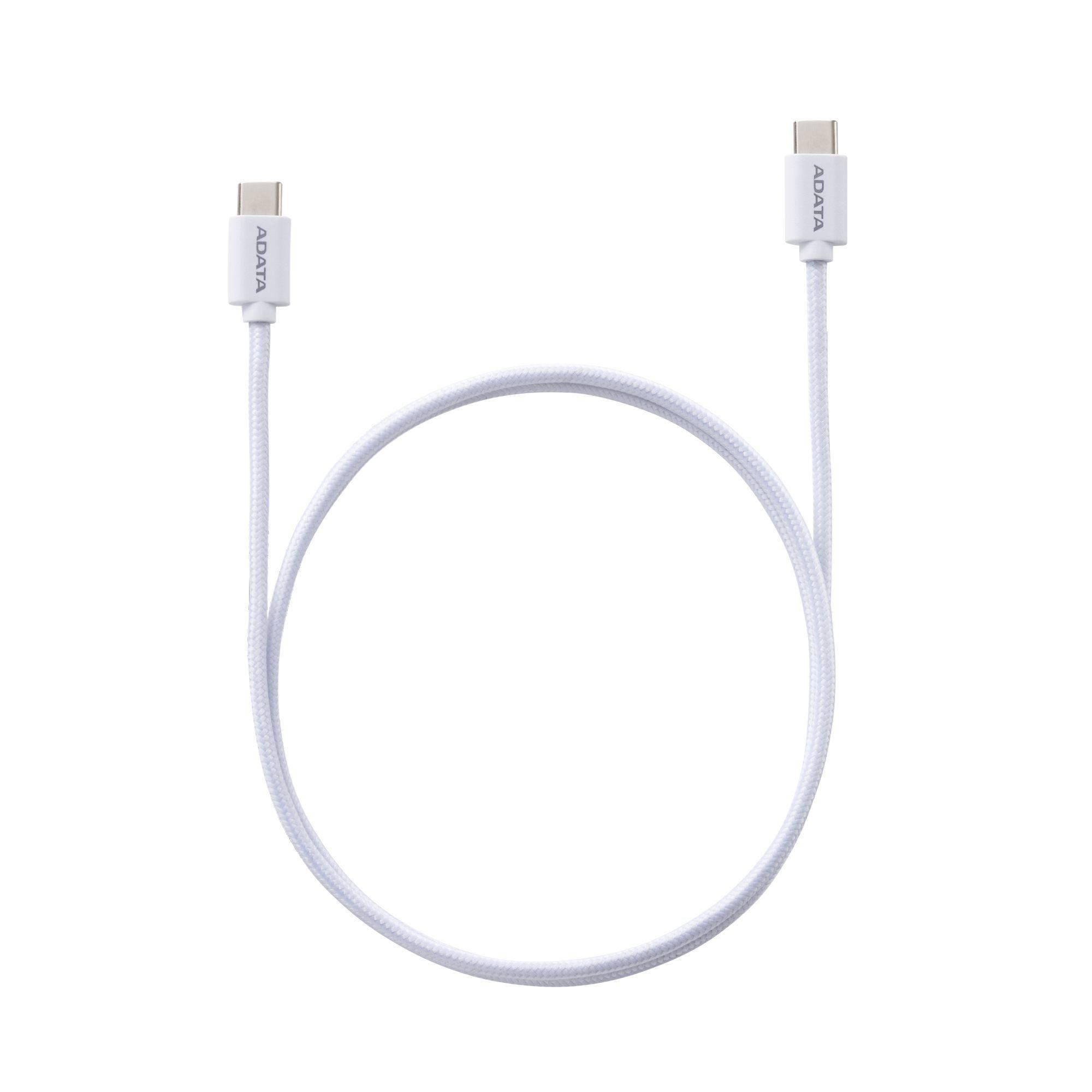 Cabo USB-C ADATA CACC-200PN-WH (2 m - USB C - Branco) — miniatura 3