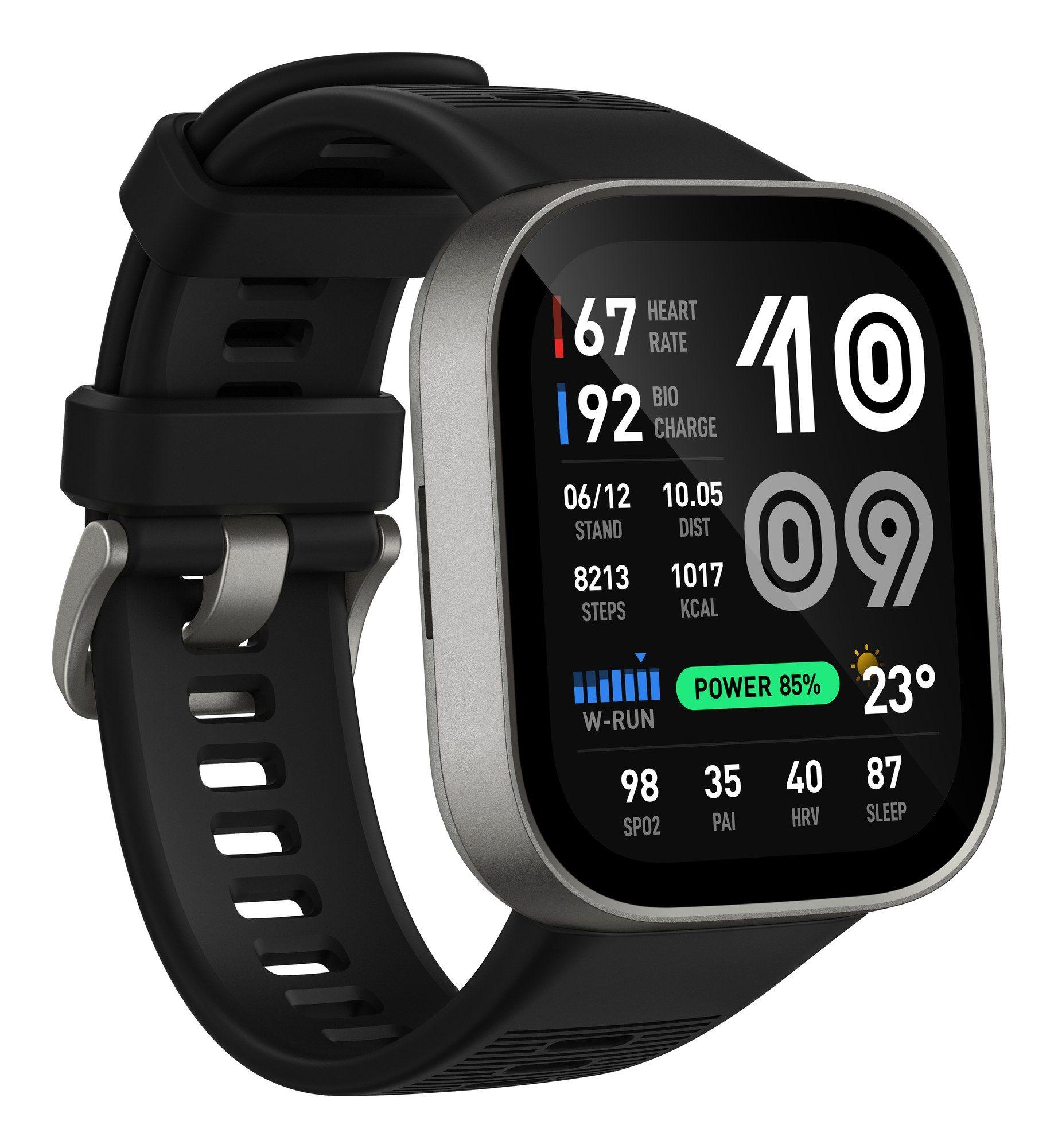 Smartwatch AMAZFIT Bip Max (AMOLED 2,07" - GPS - Prateado e Preto) — miniatura 6