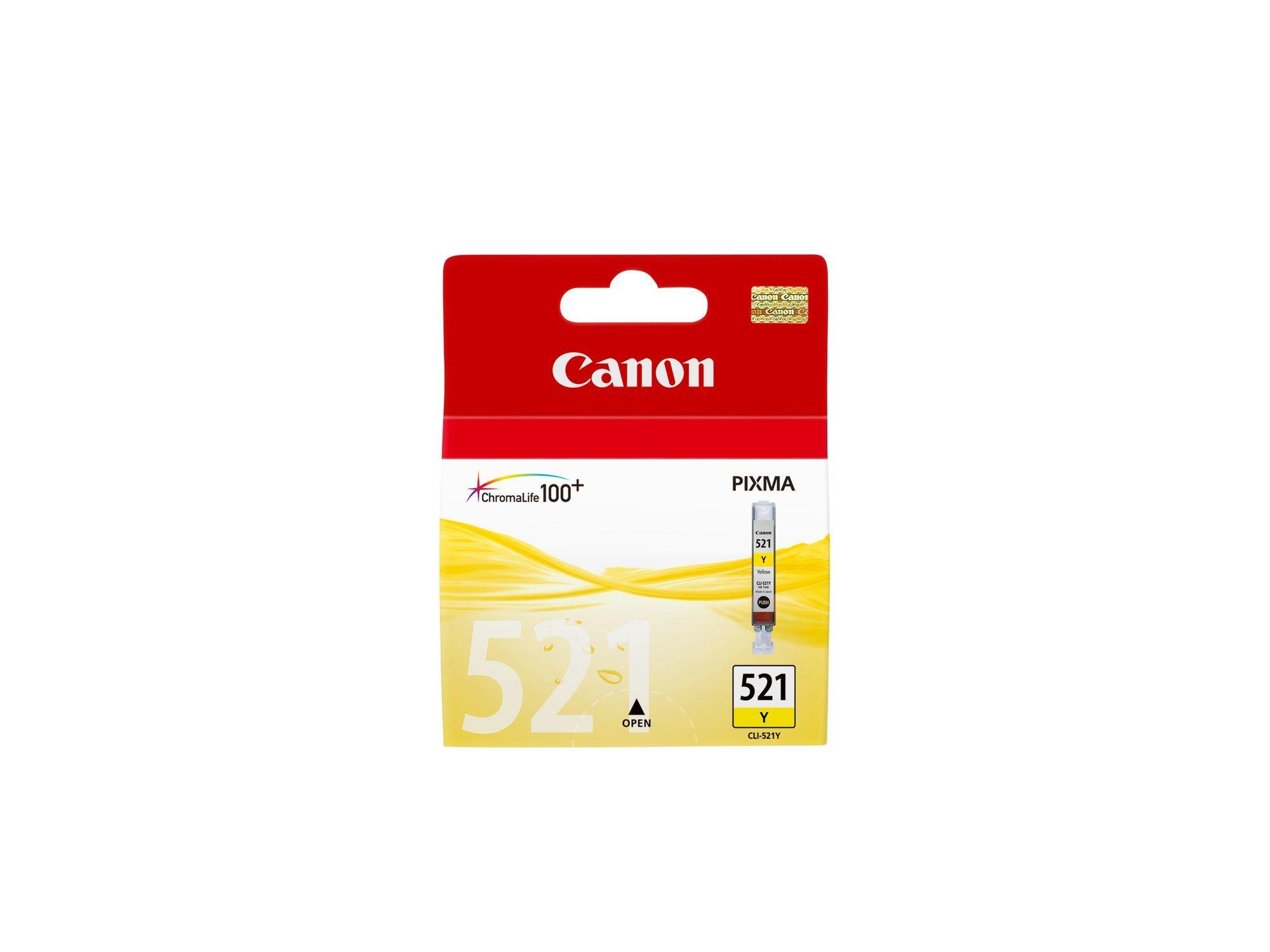 Tinteiro CANON CLI521 (Amarelo)