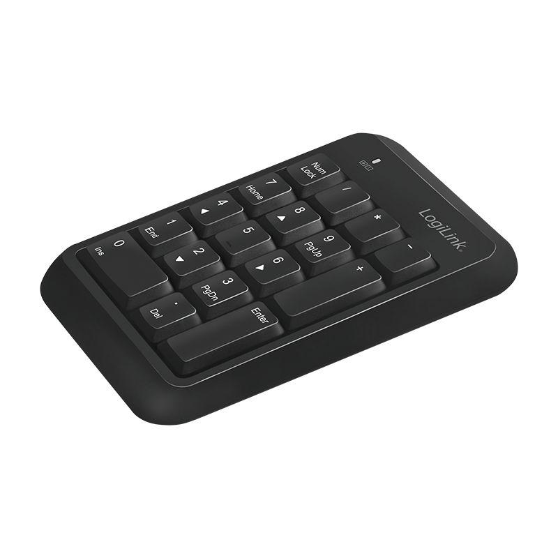 Teclado LOGILINK ID0201 (Bluetooth - Windows, macOS e Linux - Preto) — miniatura 3