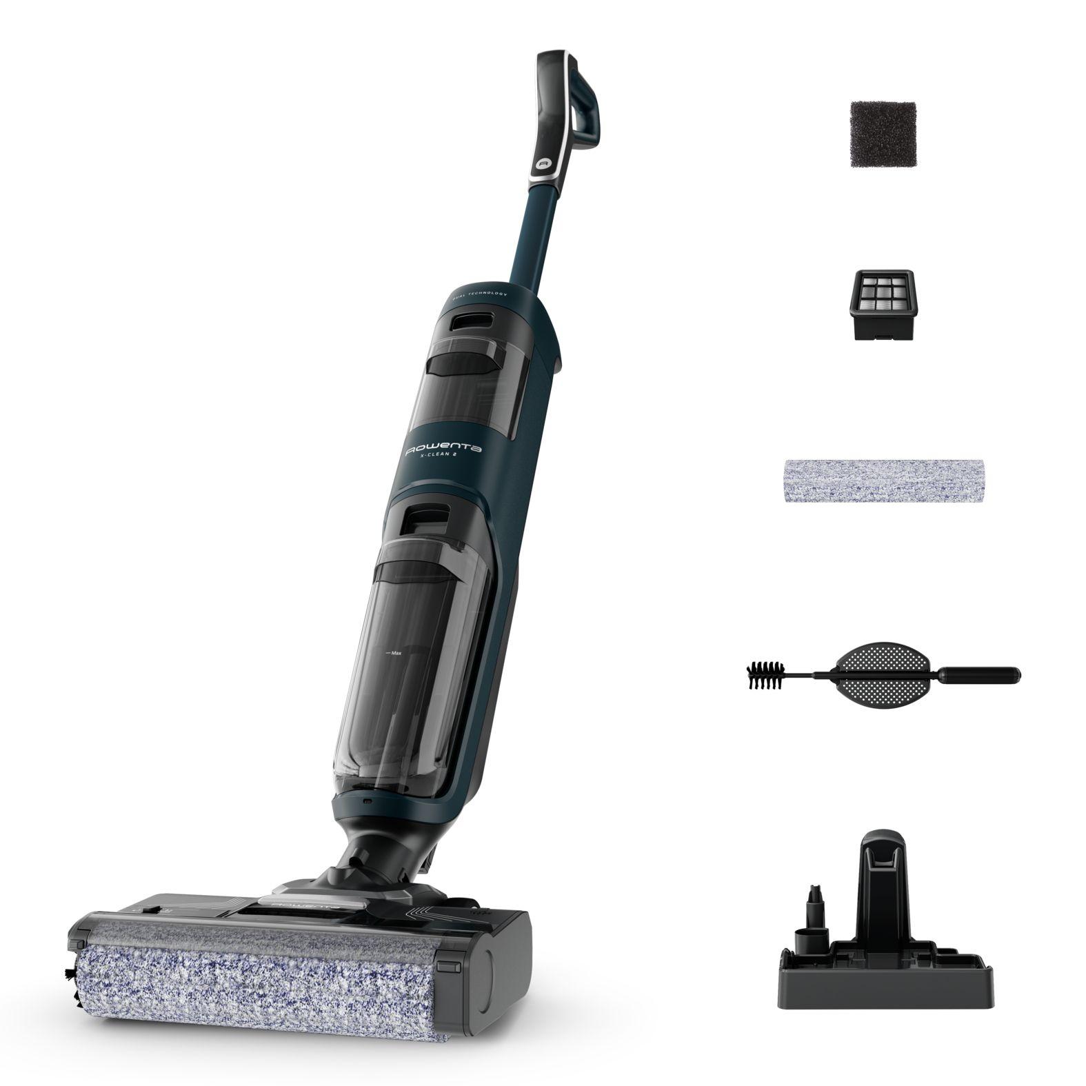 Aspirador Vertical ROWENTA GZ2251E0 (Altura 115 cm - Preto e Azul Escuro)