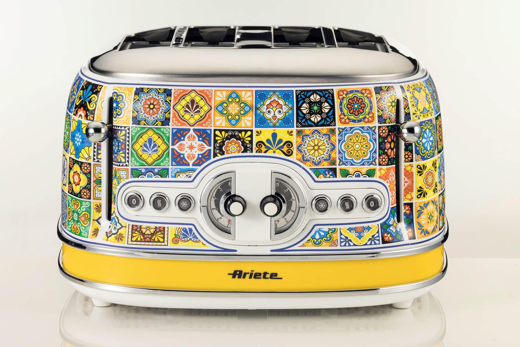 Torradeira ARIETE 0156PO (1630 W - Altura 20,5 cm - Azul e Amarelo), miniatura 4