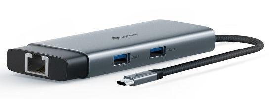 Hub USB-C TP-LINK UH6120C (0,18 m - USB C - Cinzento) — miniatura 3