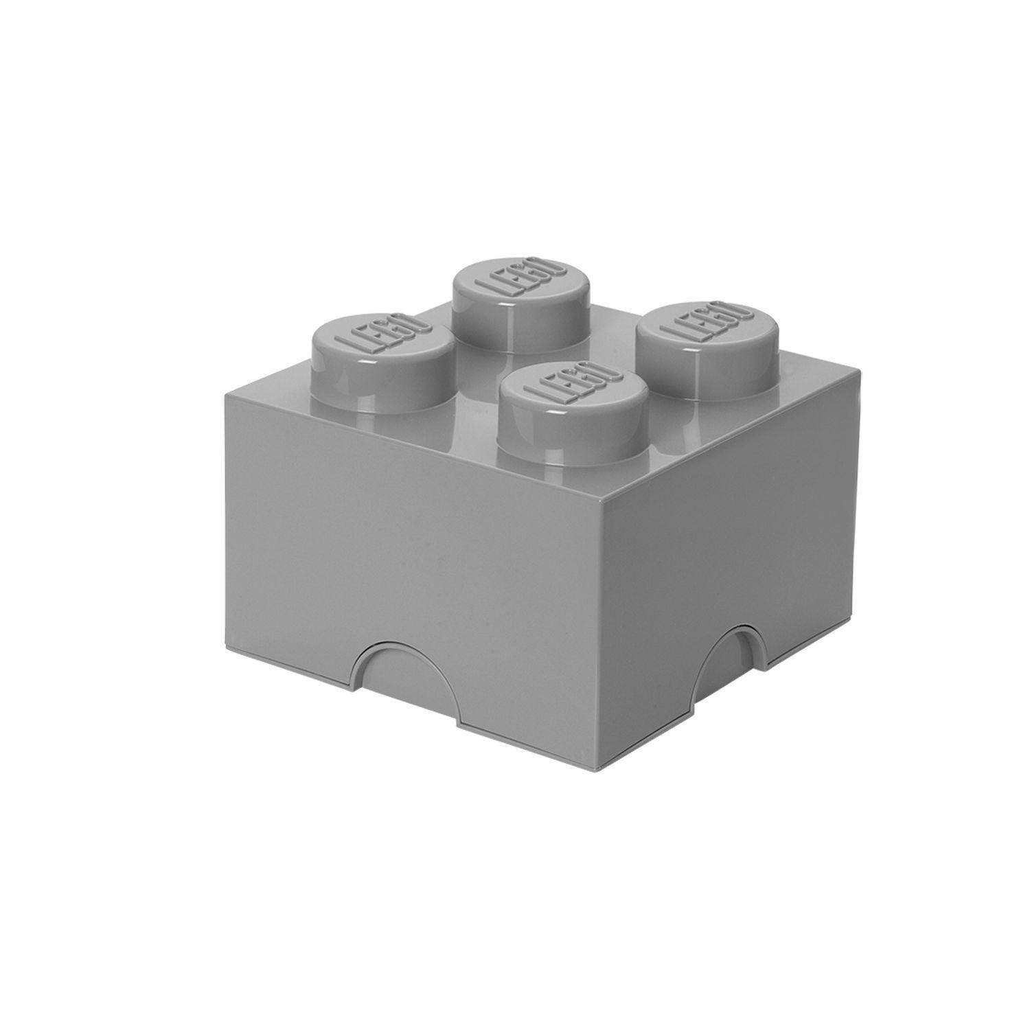 LEGO 5007073 Gear Peça de Arrumação 4 Espigas – Cinza médio