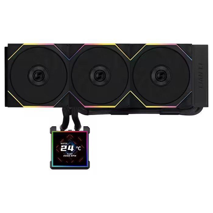 Kit de Refrigeração Líquida LIAN LI HydroShift II LCD-S 360TL Wireless (LGA 1700, LGA 1851, AM4, AM5 - Preto)