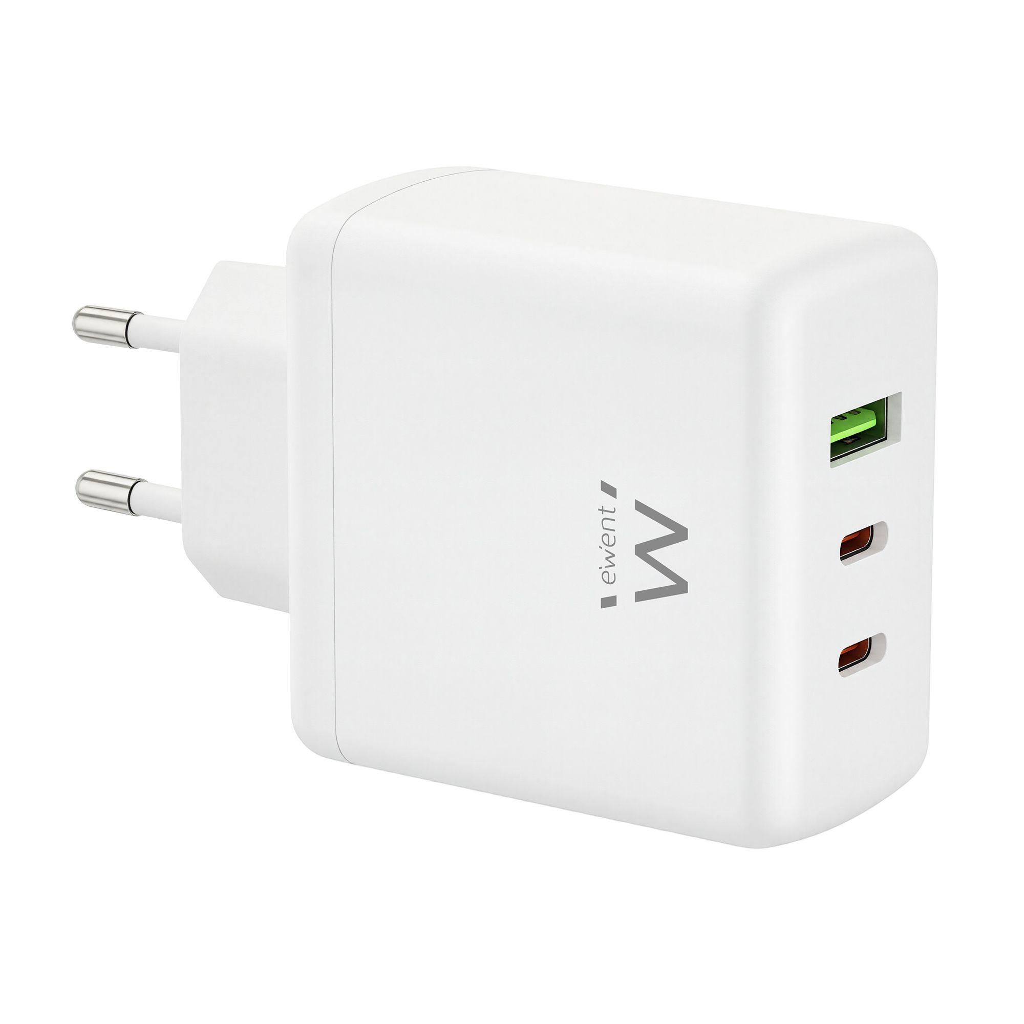 Carregador EWENT EW1333 (65 W - Branco)