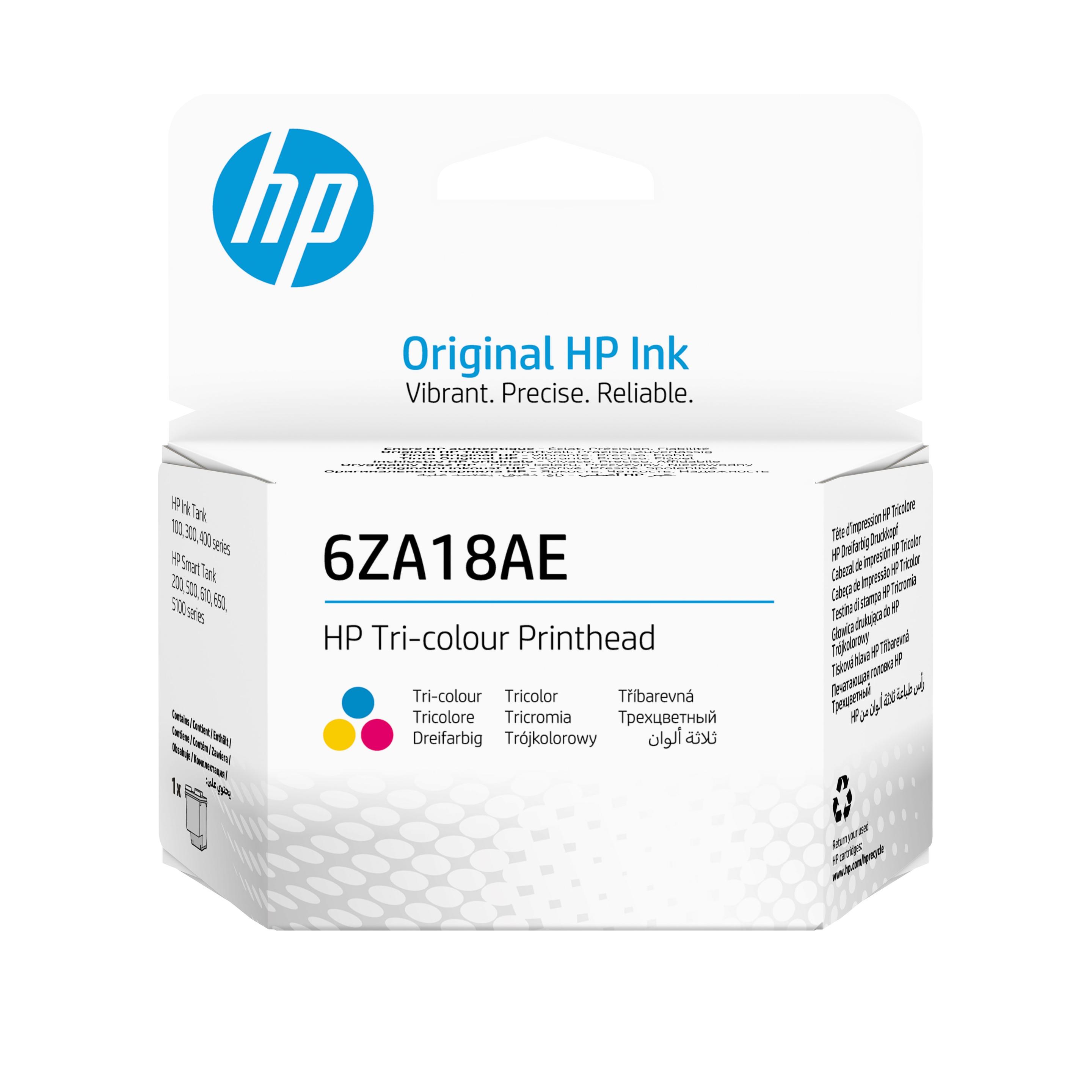 Cabeça de Impressão HP 6ZA18AE (Tricolor)