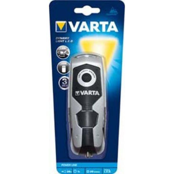 Lanterna VARTA Dynamo Light LED (28 lm - 26 m - Preto e Cinzento)