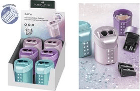 Apara-Lápis Duplo FABER-CASTELL RollOn Sparkle (Plástico)