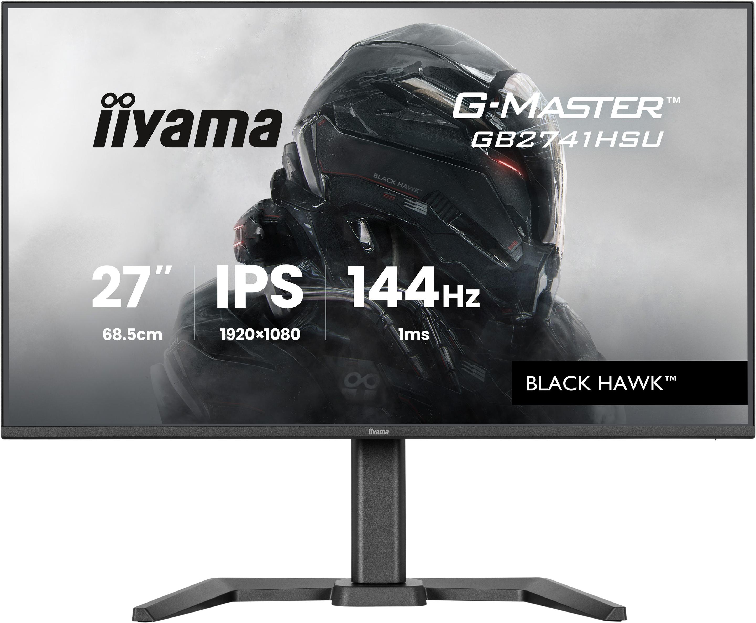 Monitor IIYAMA G-MASTER GB2741HSU-B1 (27" - IPS - 144 Hz - Preto)