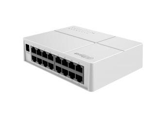Switch DAHUA SF1016L (Fast Ethernet - 10/100 Mbit/s - 3,2 Gbit/s - Cinzento), imagem 1