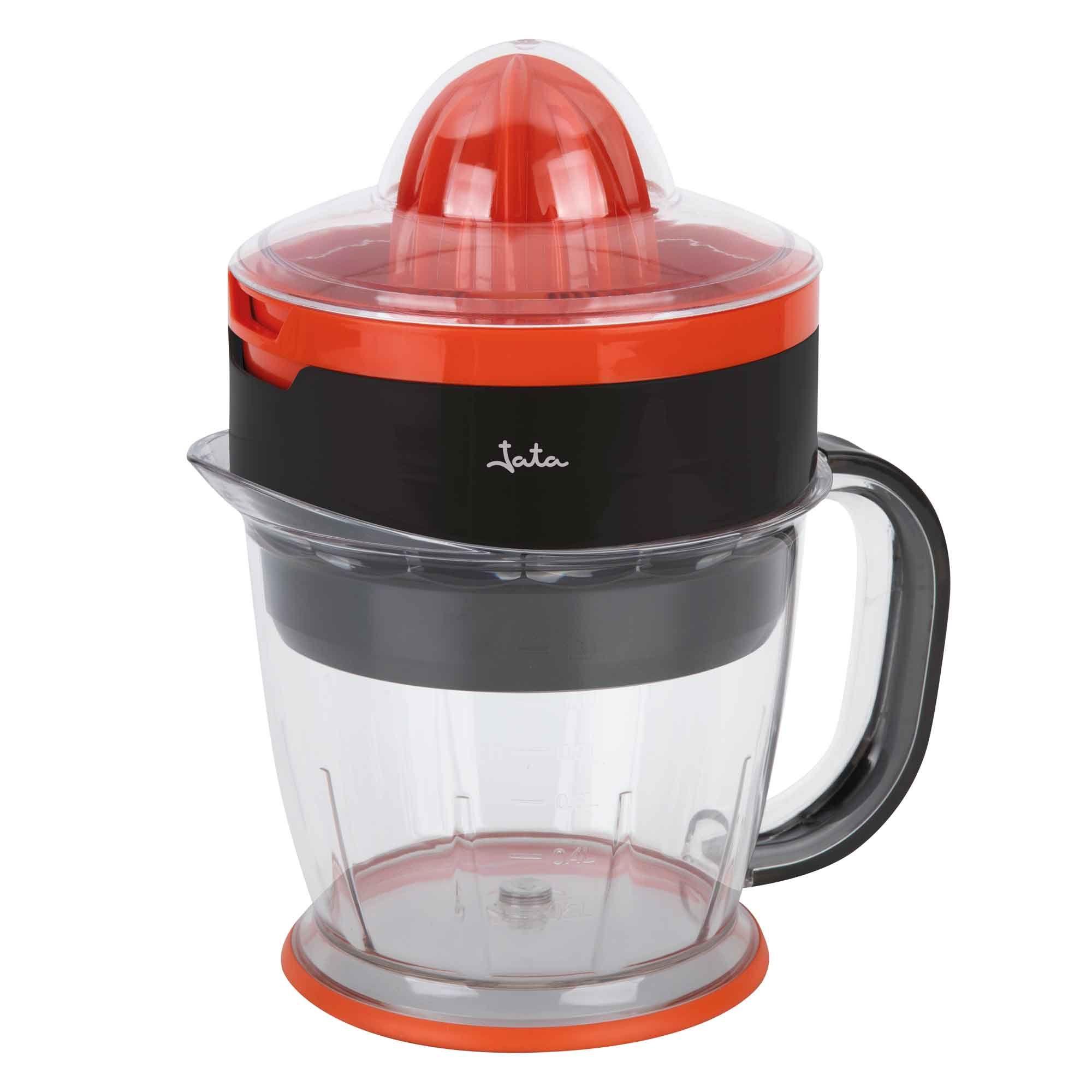 Espremedor de Citrinos JATA JEEX1422 (Preto, Vermelho e Transparente)