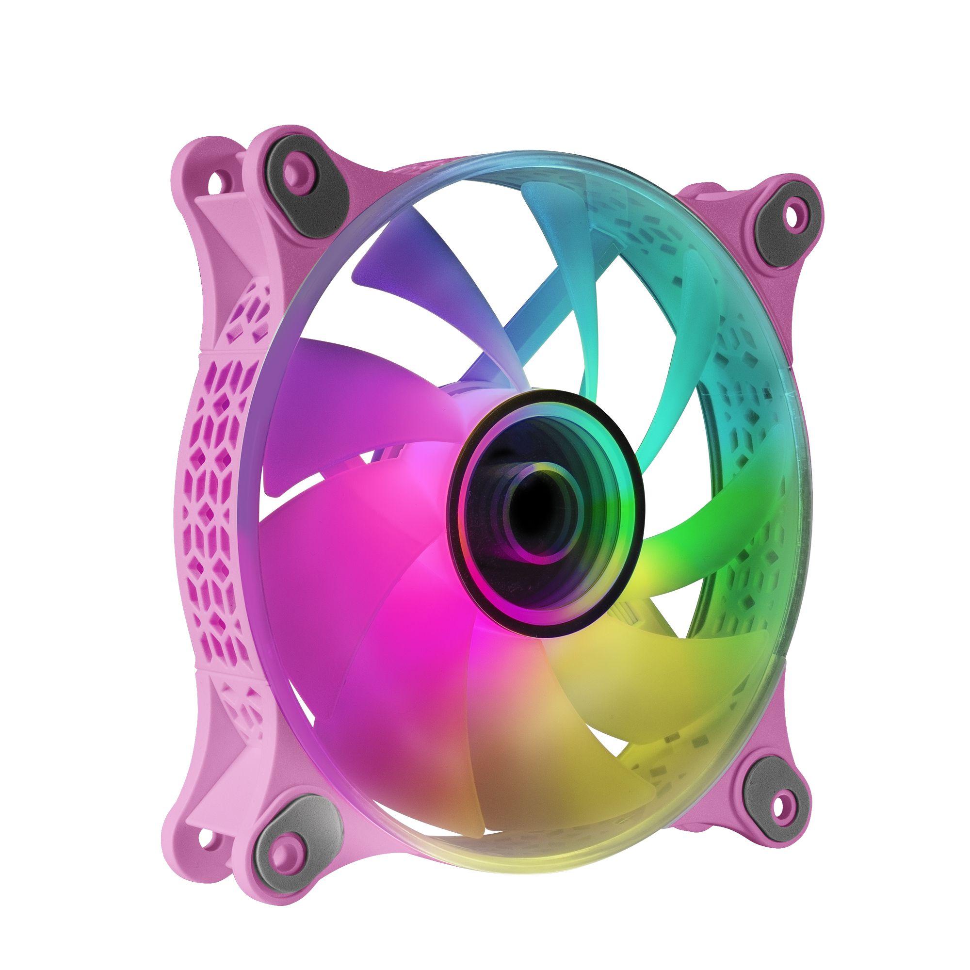 Ventoinha para Caixa de PC MARS GAMING MF-3D (ARGB - Rosa)