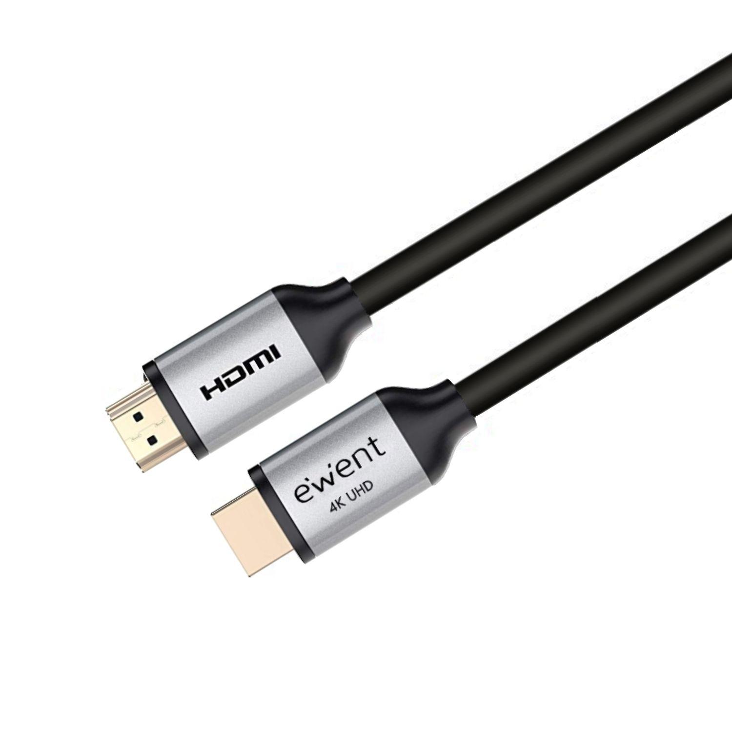 Cabo HDMI EWENT EC1348 (5 m - HDMI Type A - Preto)