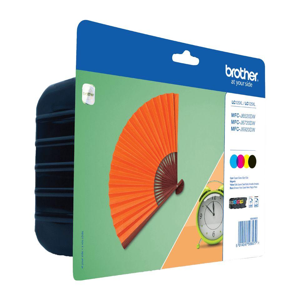 Multipack de Tinteiros BROTHER LC129XLVALBP (2400 páginas)
