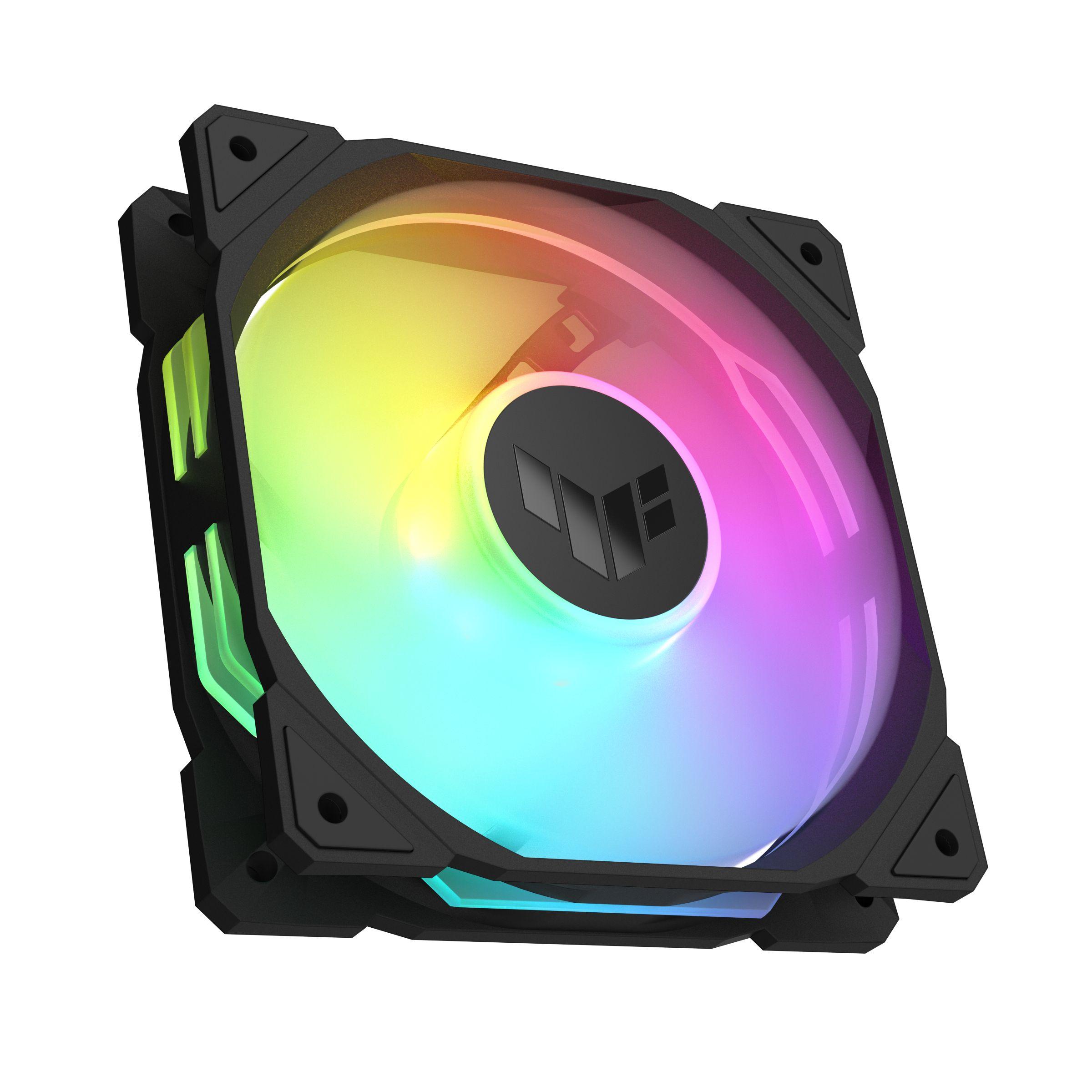 Ventoinhas para Caixa PC ASUS TUF Gaming TR120 ARGB 3IN1 (Preto)