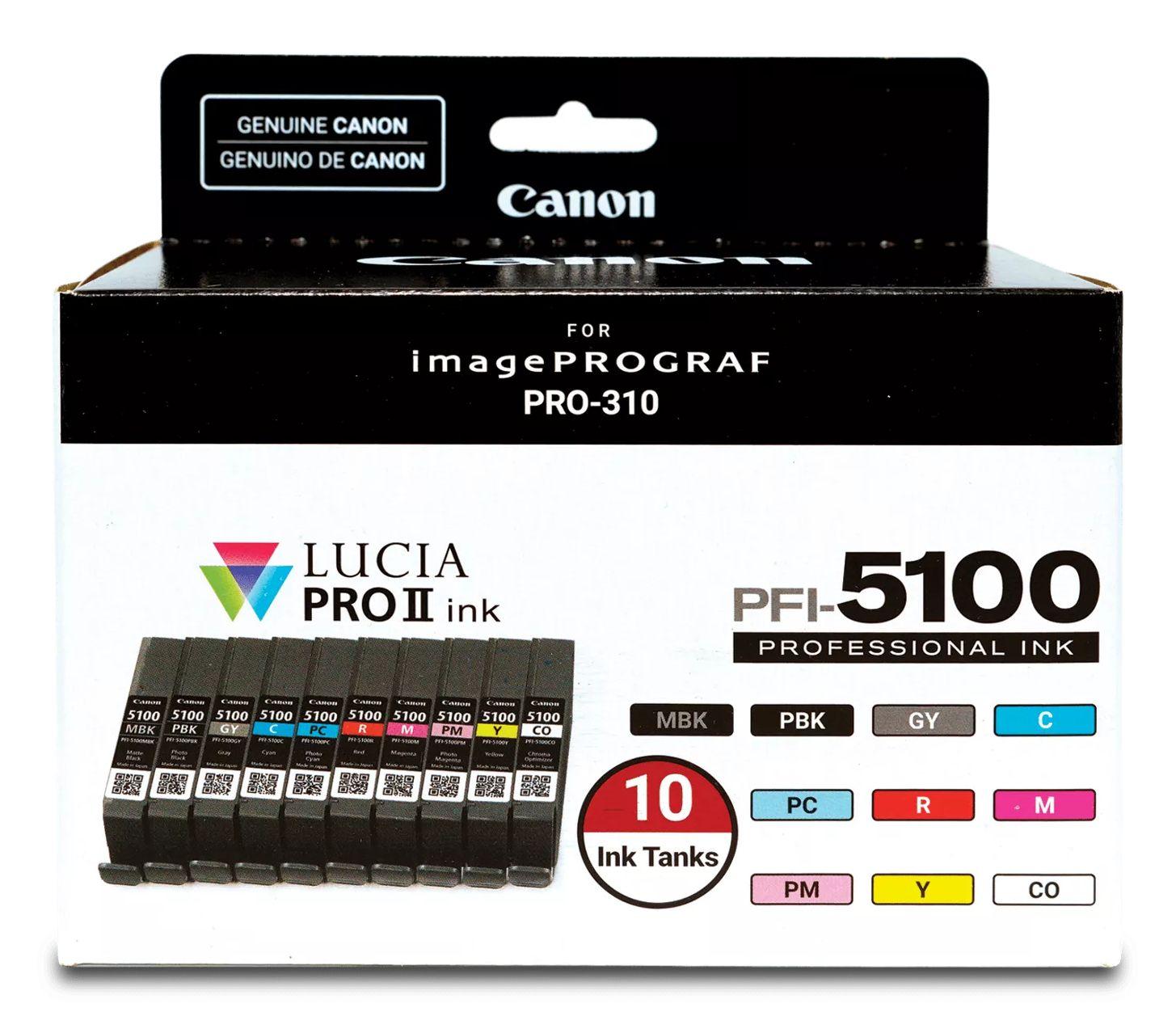 Multipack de Tinteiros CANON PFI-5100 (Preto)