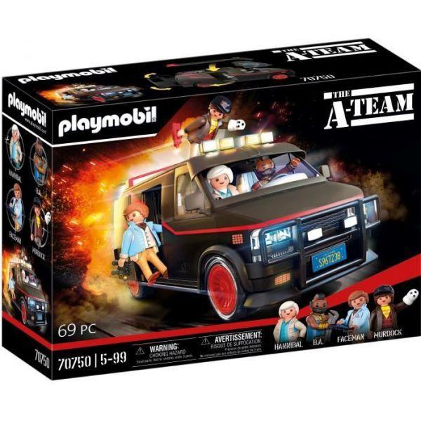 Carrinha PLAYMOBIL 70750 A-Team (5 anos - Multicor)