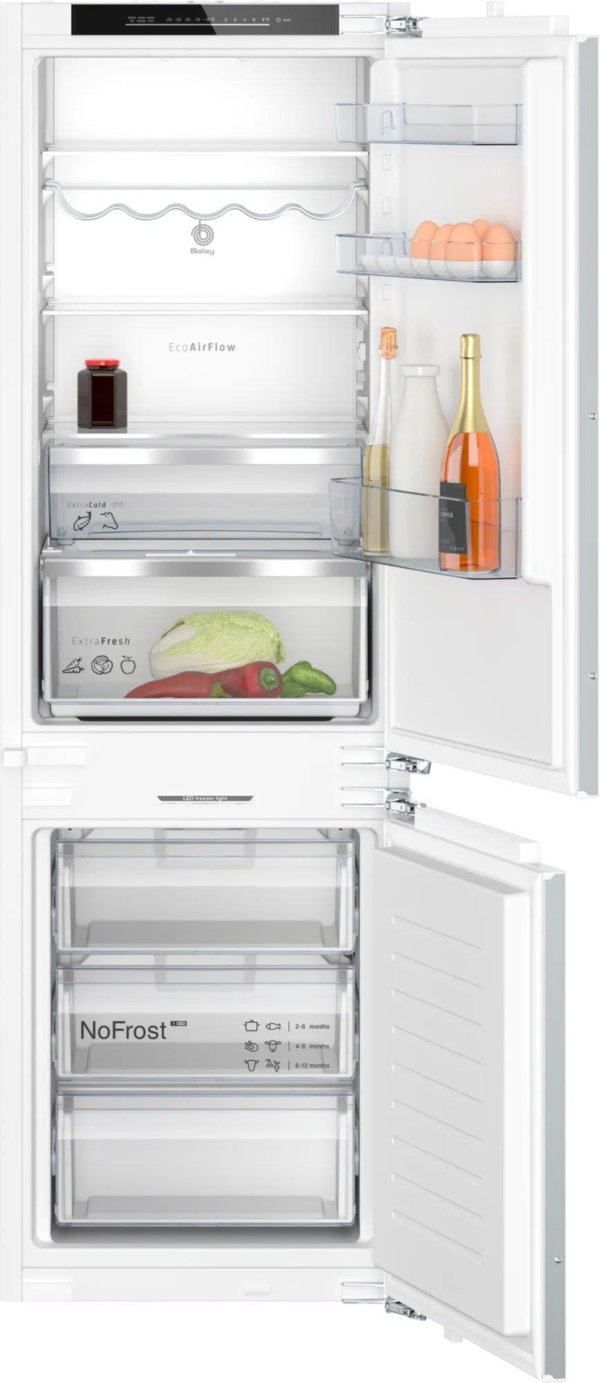 Frigorífico Combinado Encastre BALAY 3KID767F (260 l - 177,2x55,8x54,8 cm - 56 cm - No Frost)