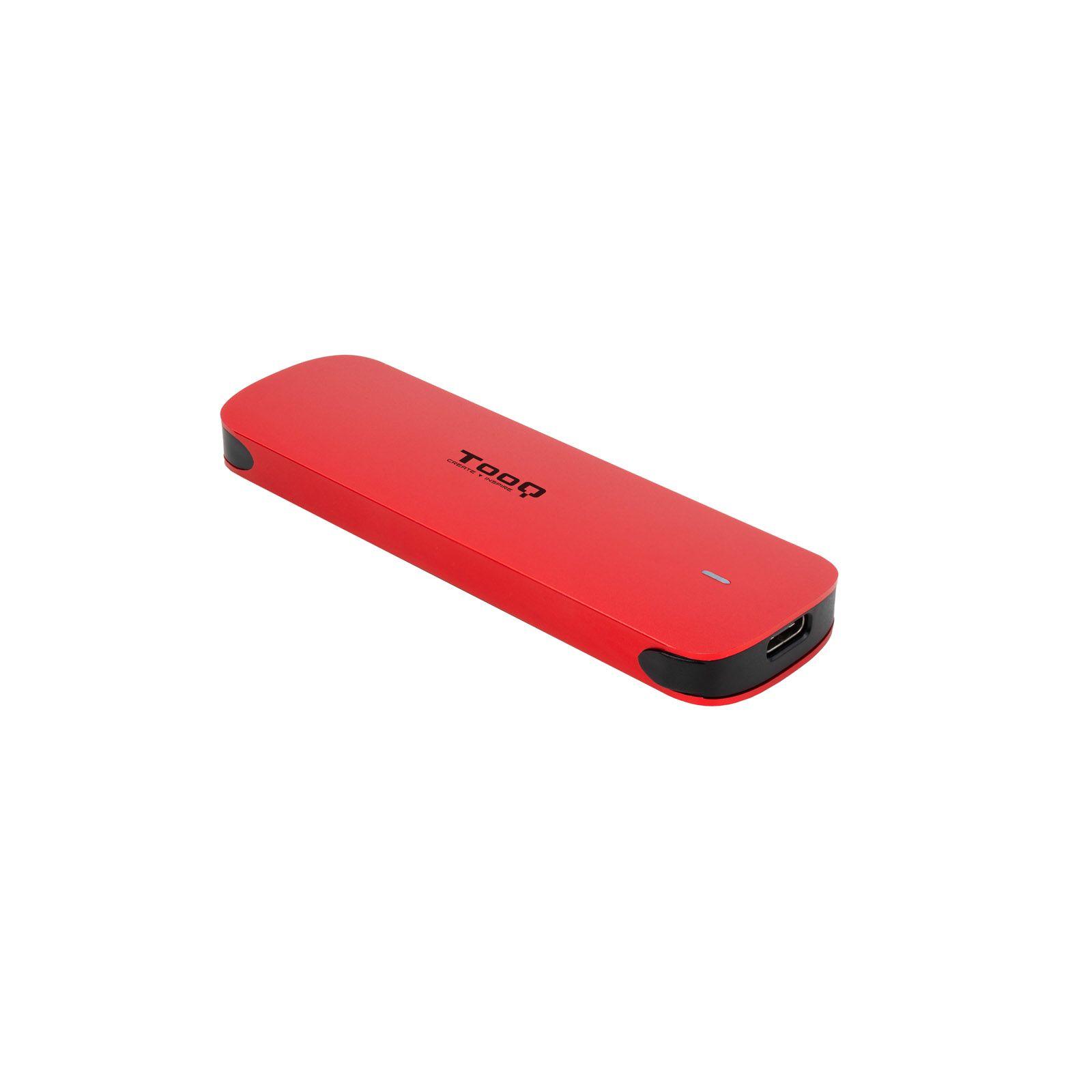 Caixa Externa para SSD M.2 TOOQ TQE-2201R (PCI Express NVMe - Vermelho)