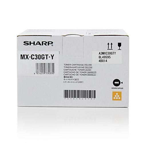 Toner SHARP MX-C30GTY (6000 páginas - Amarelo)