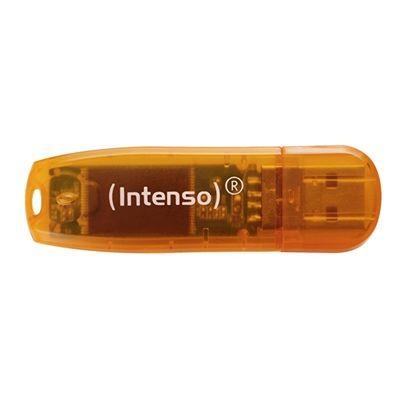 Pen USB INTENSO Rainbow Line 3502490 (Tampa - USB Type-A - USB 2.0 - Laranja) — imagem 1