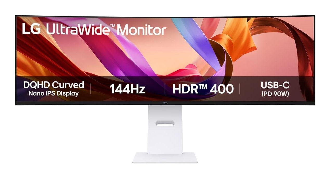 Monitor LG 49U950A-W.AEU (49" - Nano IPS - 144 Hz - Preto e Branco)