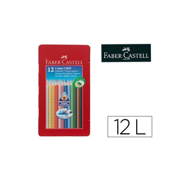 Lápis de Cor FABER-CASTELL Colour Grip (Madeira - Multicor)