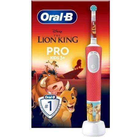 Escova de Dentes Elétrica BRAUN Oral-B Pro Kids 423410 Rei Leão (Rosa)