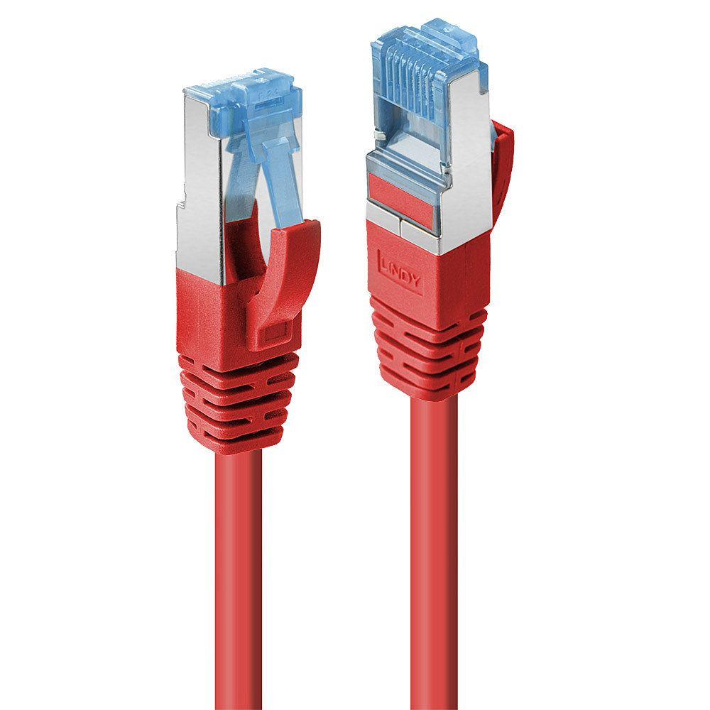 Cabo de Rede LINDY 47163 (1,5 m - Cat6A - RJ-45 - Vermelho)