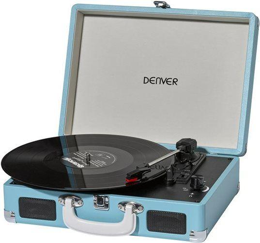 Gira-Discos DENVER VPL-120 (2 x 1 W - Azul)