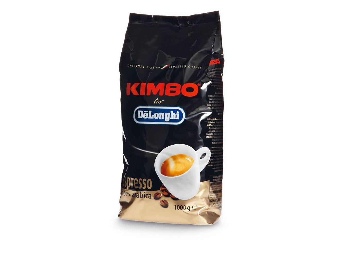 Café em Grão DELONGHI Kimbo Espresso 100% Arábica (Café em grão)